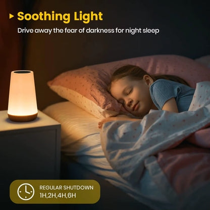 Transform Your Space with the 13-Color RGB Touch Control Night Light - Dimmable, USB Rechargeable, and Perfect for Any Room