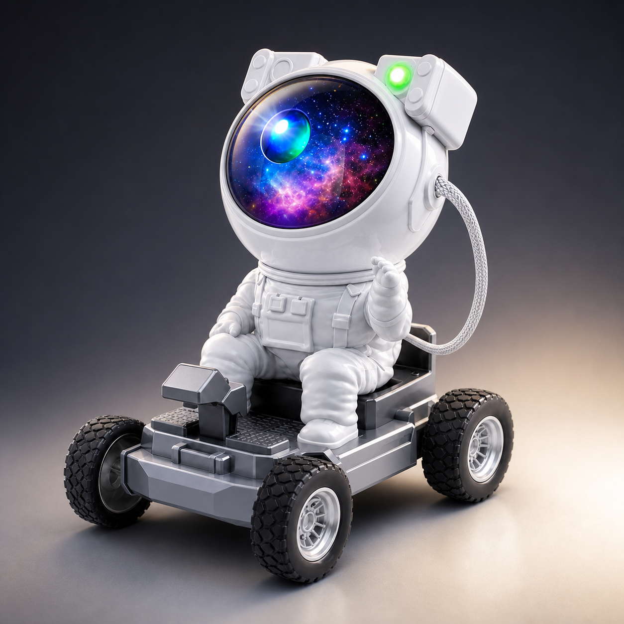 OrbitGlow Astronaut Galaxy Projector – Bluetooth Star Projector for Dreamy Nights and Epic Gaming Adventures