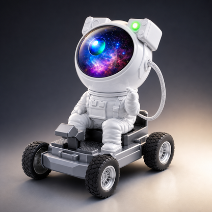 OrbitGlow Astronaut Galaxy Projector – Bluetooth Star Projector for Dreamy Nights and Epic Gaming Adventures