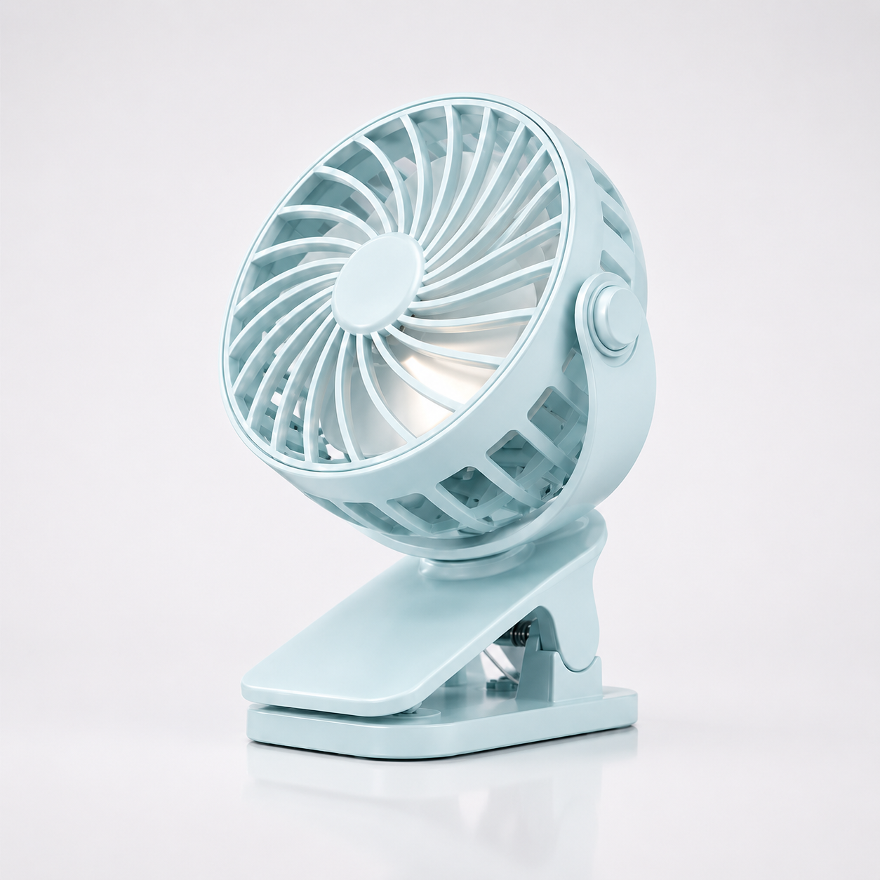 GlowCo BreezeClip™ Rechargeable 720° Clip Fan with Night Light – Portable Cooling for Home, Travel & Camping