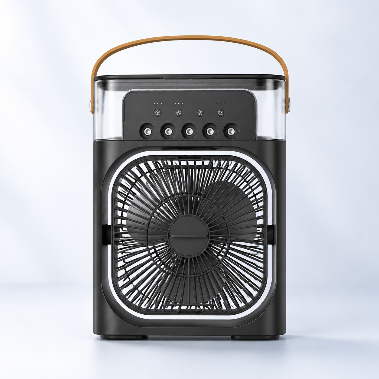 GlowBreeze 3-in-1 Mini Air Cooler – Portable Fan, Humidifier & LED Night Light