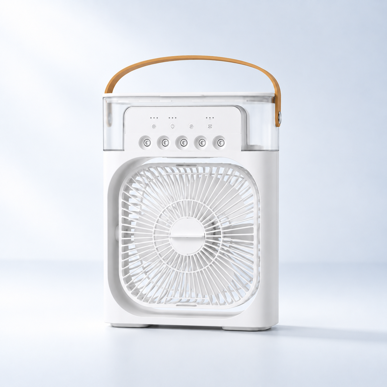 GlowBreeze 3-in-1 Mini Air Cooler – Portable Fan, Humidifier & LED Night Light